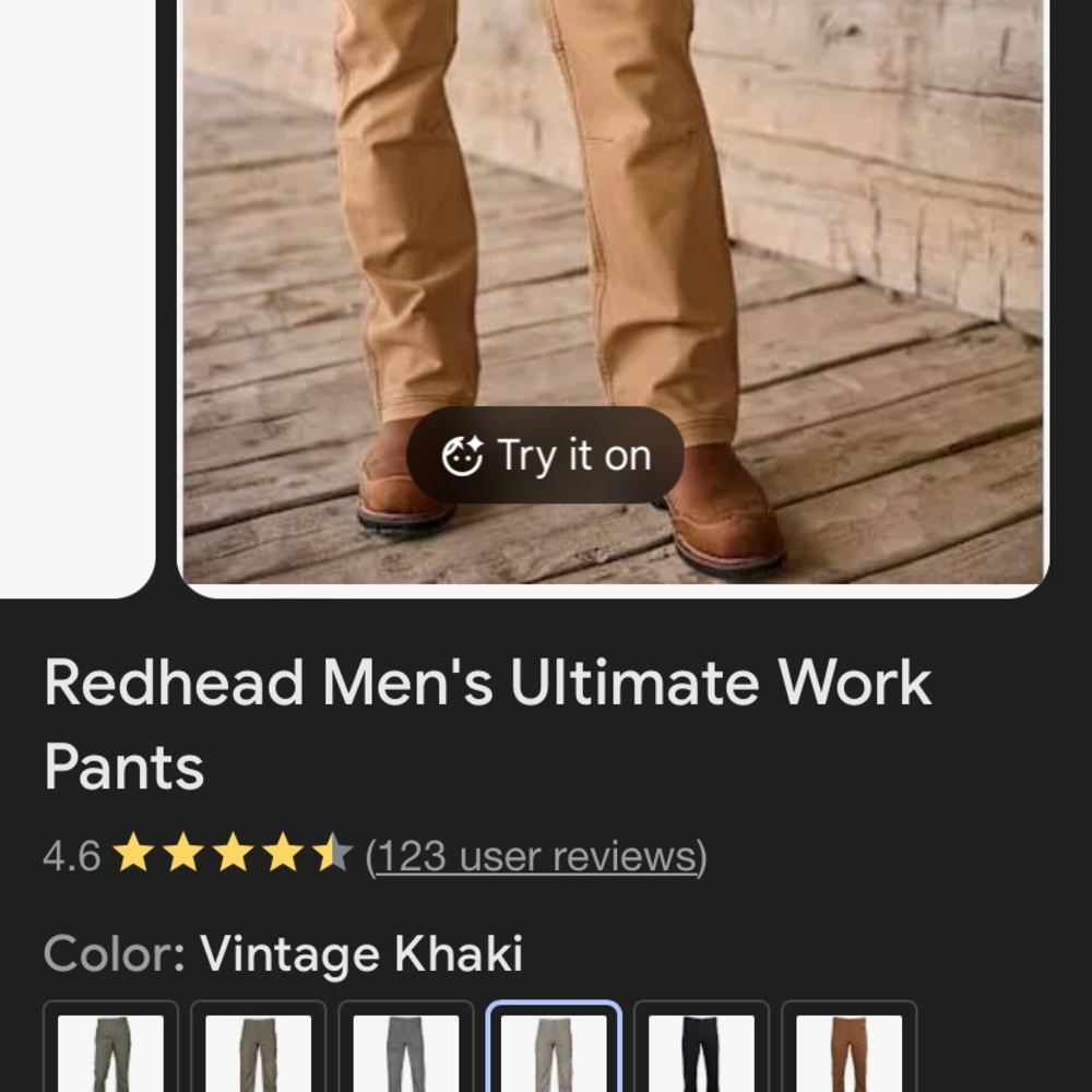 RedHead Men's Chinos - Vintage Khaki